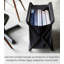 Panier à linge Yamazaki Home - Range-panier pliable, acier-316612395-316612393