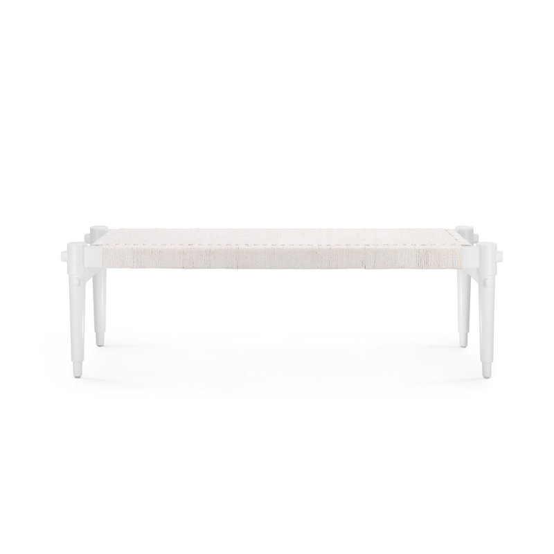 Rope Solid Wood Bench