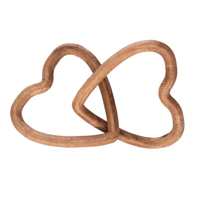 Cœur en bois avec décorations pour la Saint-Valentin