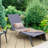 Musaab Outdoor Metal Chaise Lounge