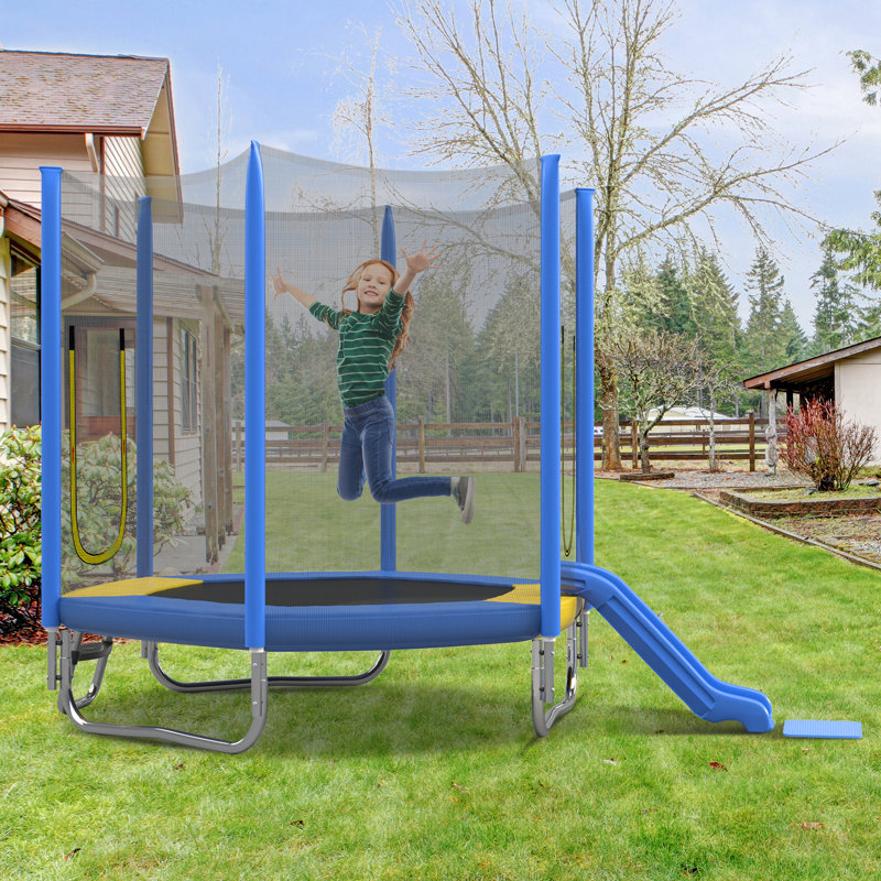 Trampoline pour enfants_79X115X115, Mauve