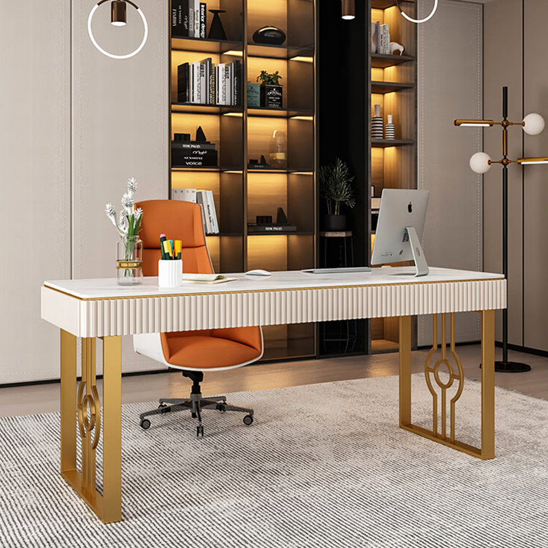 Bureau de luxe simple et simple pour la chambre à coucher, H 29,53 po x l 62,99 po x P 23,62 po