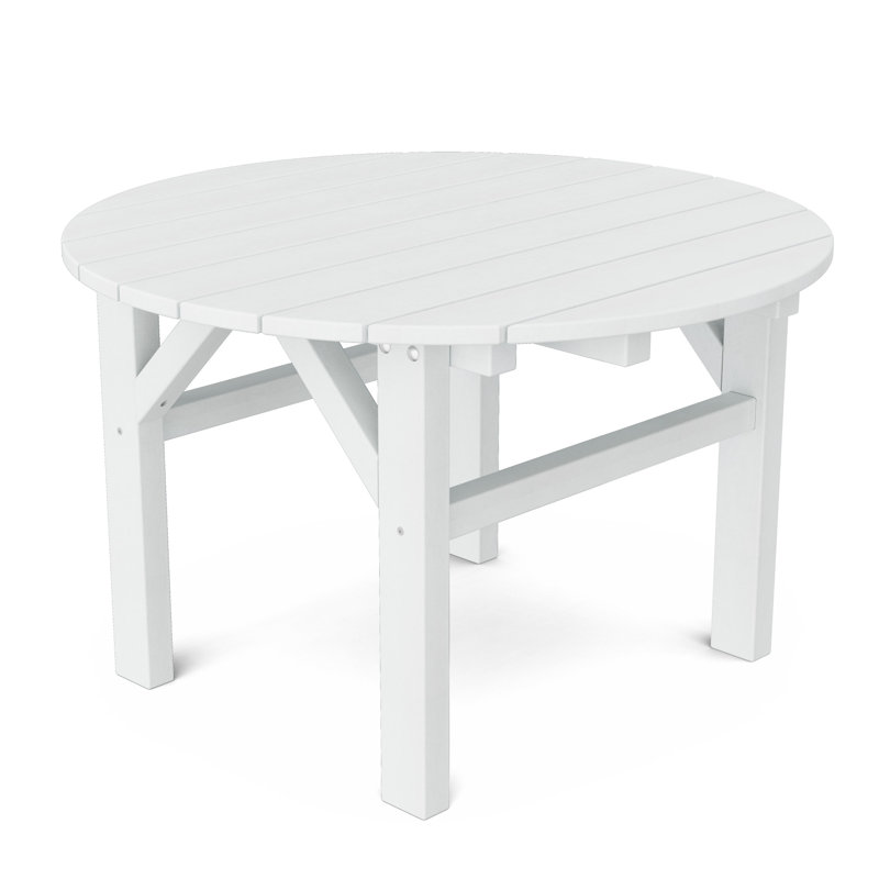 Table d'appoint Classic 33 po, Blanc