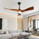 Kemp 52'' 3 - Blade Classic Propeller Ceiling Fan with Remote Control and LED Light Kit Included