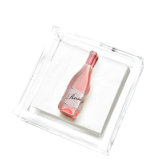 Rosé Bottle Cocktail Napkin Holder