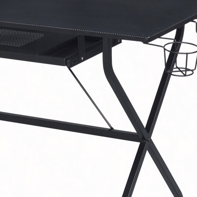 Computer Desk With Keyboard Tray