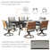 Tansi All Steel Detachable Main Dining Set Of Seven Pieces With Rectangular Dining Table And Cushion