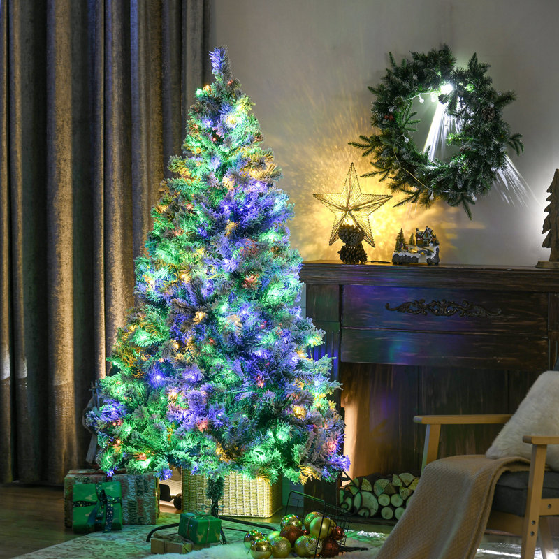 Grand arbre de Noël artificiel pré-éclairé, 6'