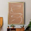 «Terracotta Drift I», reproduction encadrée de qualité supérieure - prête à être accrochée-88102390-98028945-98028942