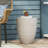 Outdoor Lightweight Concrete Side Table(Only Including Table)