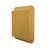16×24 Inch Matte Gold Metal Frame Recessed Mirrored Medicine Cabinet With Adjustable Shelves