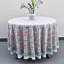 Rosaline Pink Blue Round Tablecloth-123765329