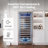 Yeego Single‑Zone 23.4" 89 Bottle Wine Refrigerator, Variable‑Frequency Cooling, Double‑Paned Low‑E Argon‑Filled Glass Door, Energy Star Certified, Freestanding & Built‑in Wine Cooler-120877735