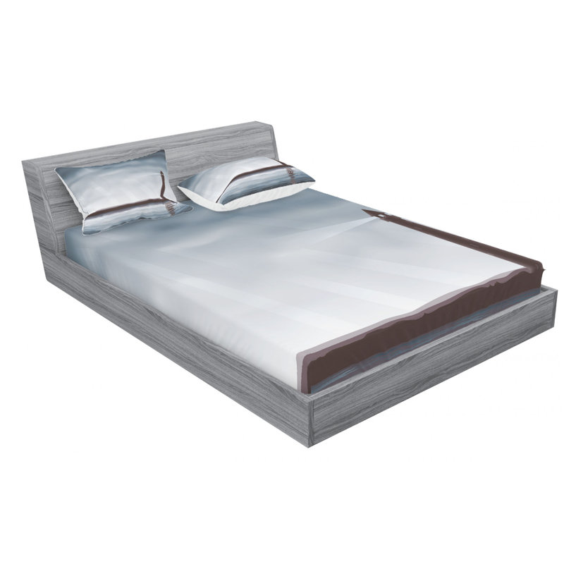 Microfiber Sheet Set, Queen Sheet Set with Fitted Sheet
