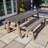 Aggi Rectangular 3 - Piece 2 - Person 150Cm L Outdoor Picnic Table-279493748-279493746