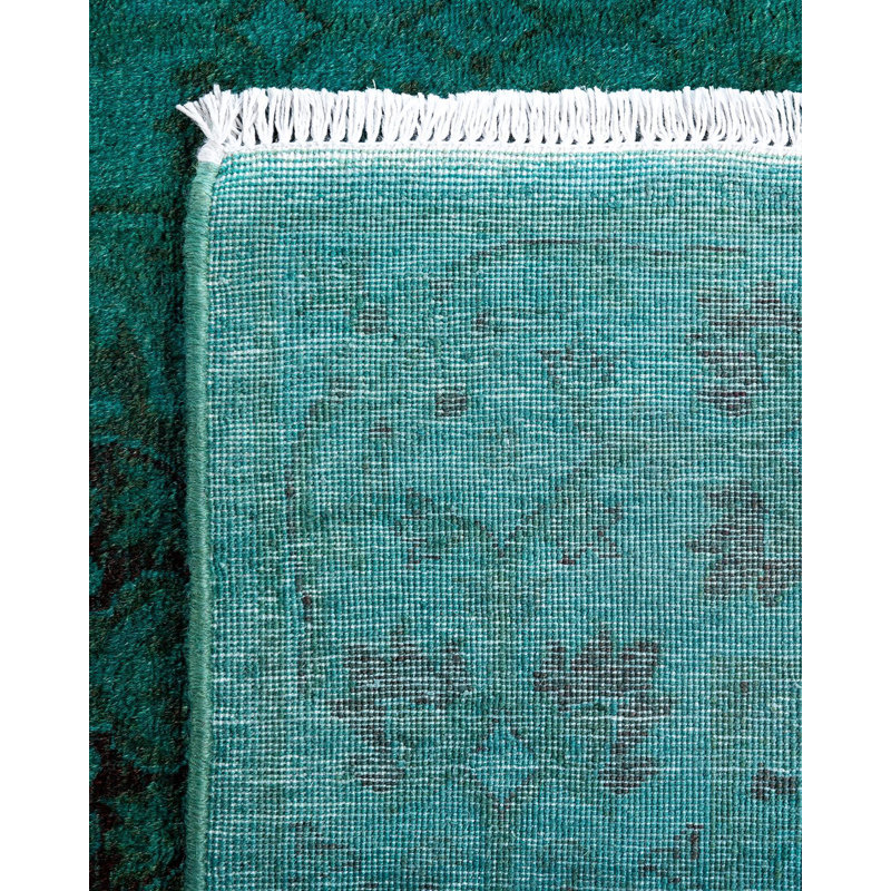 Overyed One-of-a-Kind Runner 2'6" X 13'10" Hand Knotted Area Rug