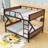 Metal Bunk Bed With Integrated Storage And LED Lighting-192732885-192732888