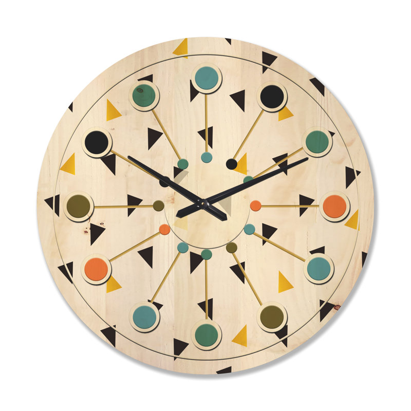 Solid Wood Wall Clock, Large