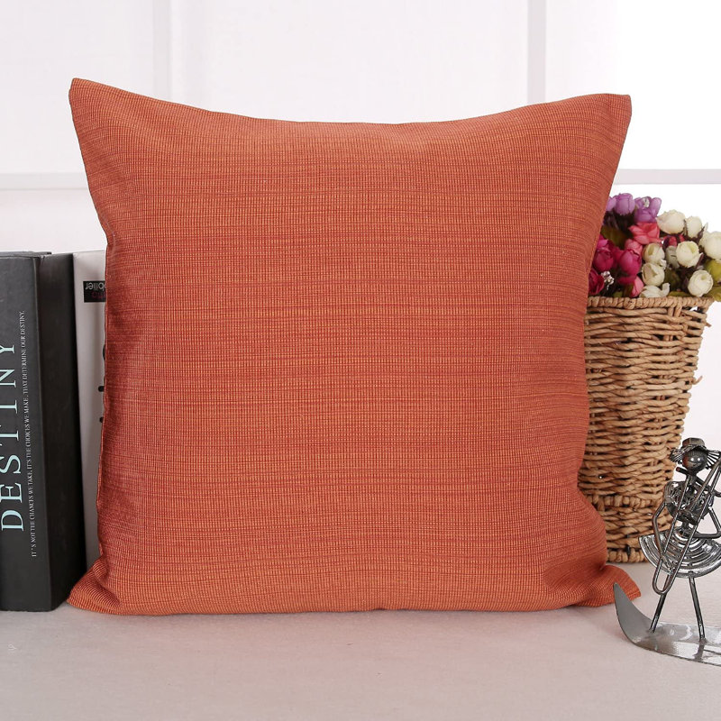 Reversible Pillow Cover, Orange