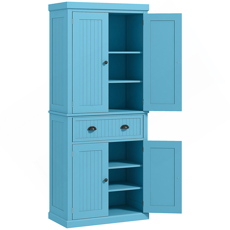 Garde-manger de 72 po Heliane, Bleu
