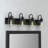 Loucks 30 in. 4-Light Farmhouse Dimmable Vanity Light with Clear Glass Shade-1308269807