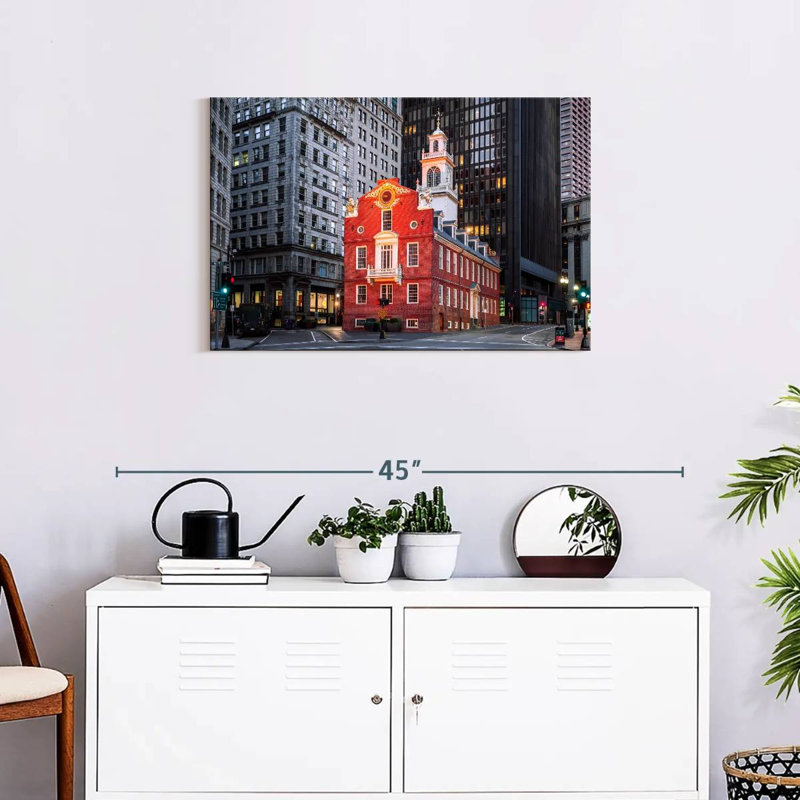 Lilie Old State House of Boston, H 20 po x l 30 po