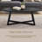 Modern Harmony Wood Oval Coffee Table