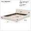 Lit tapissier beige, double-1382015962