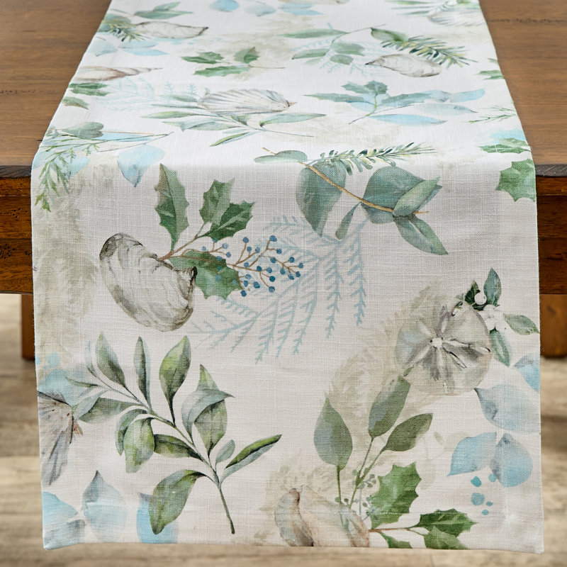 Chemin de table 15 "Beach Frost, L 54 po x l 15 po