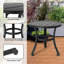 Round Iron Outdoor Side Table - 50 cm W 50 cm D