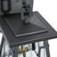 Lanterne murale d'extérieur noire H 10,6 po