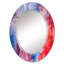 Miroir mural moderne bleu et violet-219499145