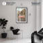 «Santa Monica Trip Shadowbox Print Retro Art Prints» par Notoriart, cadre noir, 31 x 46-116921755-116921759