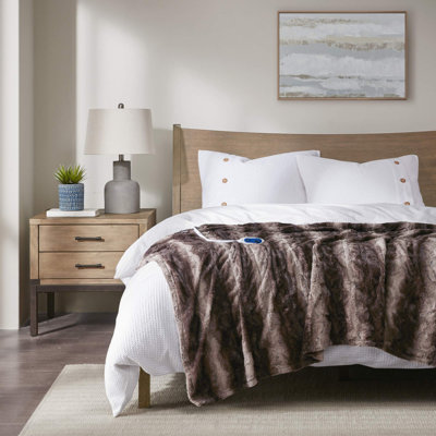 Emma Shaggy Faux Fur Throw