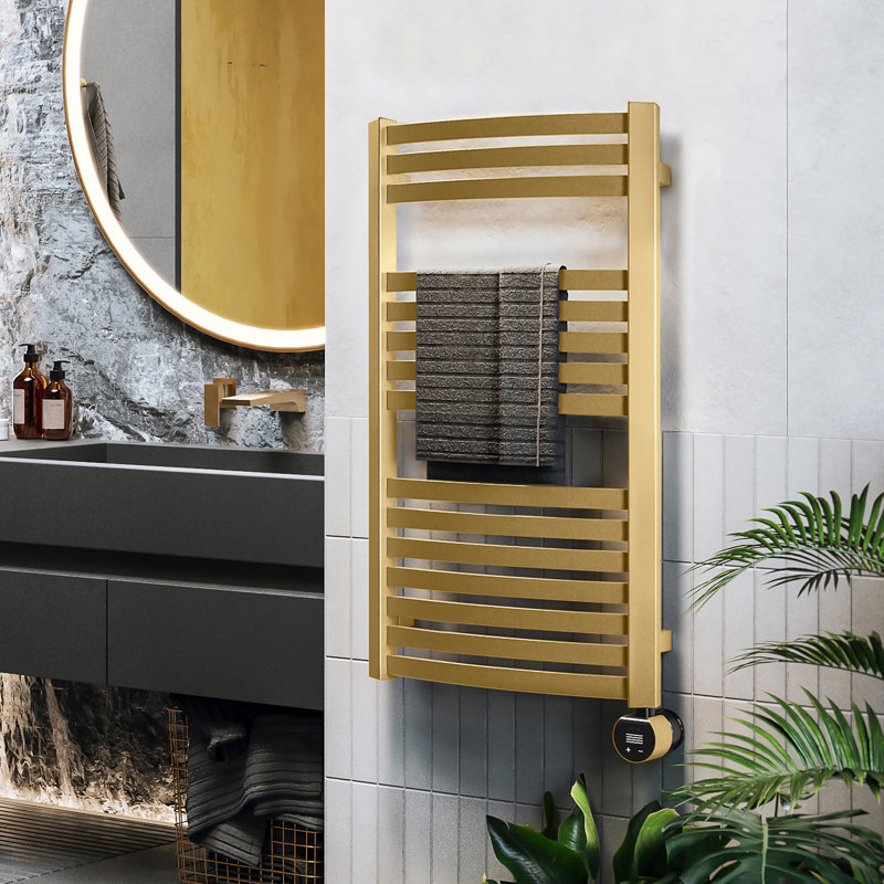 Electric Towel Rail, DEXTER 860/400, Brass