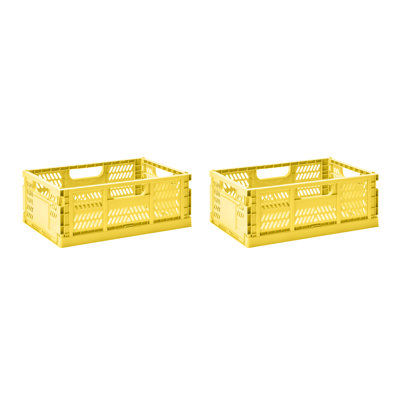 3 Sprouts - Recycled Plastic Crates - Pack of 2 - Large 