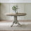 Oval Extendable Solid Wood Dining Table