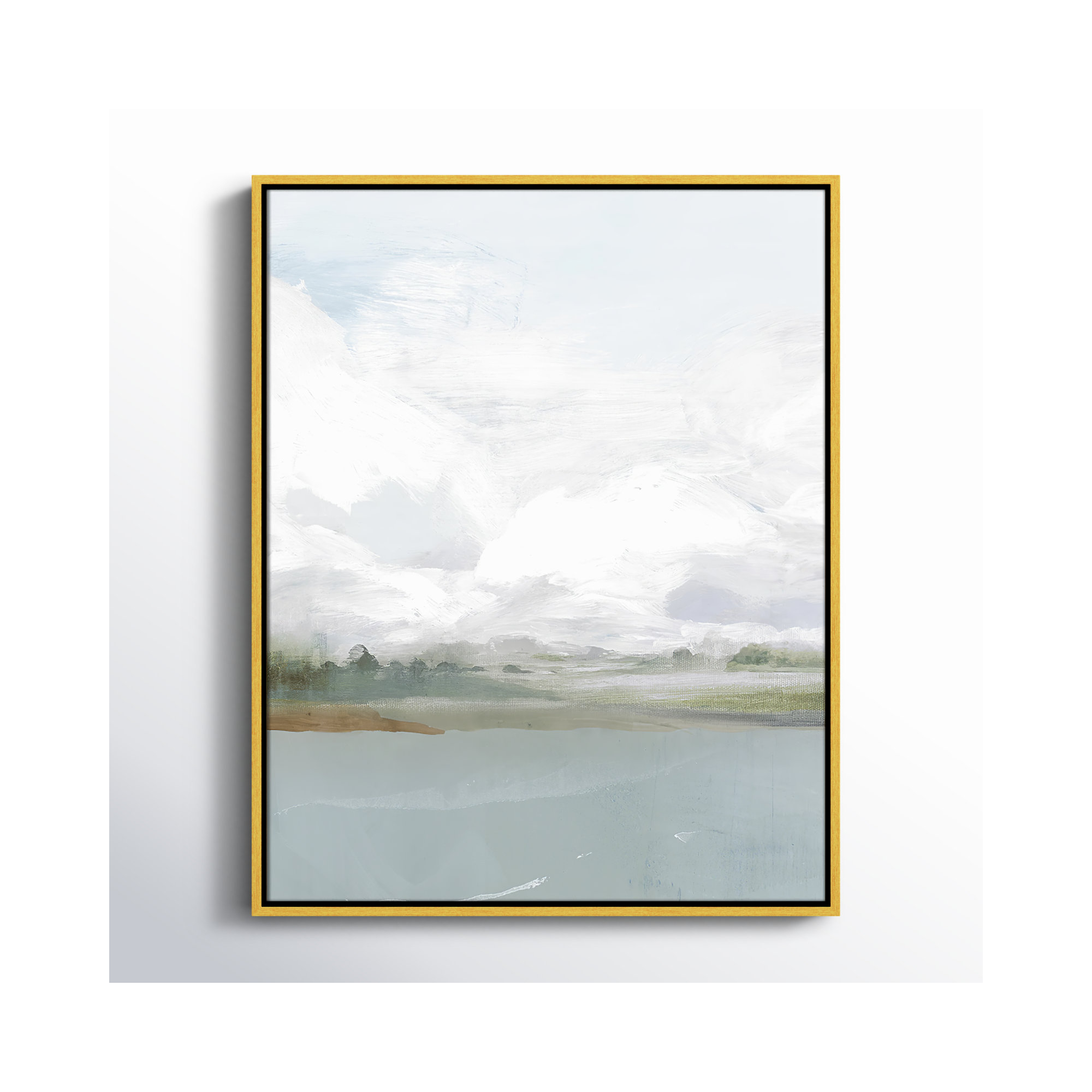 All Shore, 29.5" H x 23.5" W, Espresso