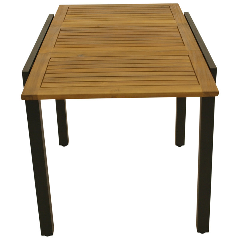 Deshonna Rectangular Metal Outdoor , 120cm cm W 70cm cm D