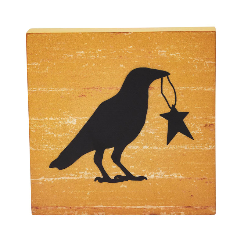 Panneau en MDF Prim Star Raven moutarde 5 x 5