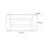 Modern minimalist black console table-866183981