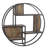 McComb 3 Piece Circle Mahogany Solid Wood Floating Shelf
