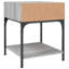 Elsaid 40cm W Iron Bedside Table-749494355