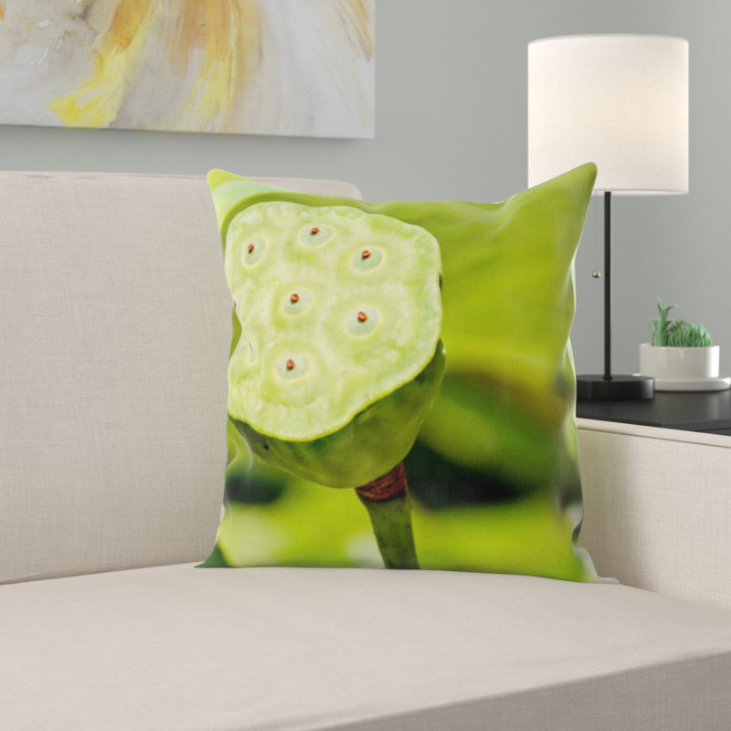 Coussin de fleurs lotus