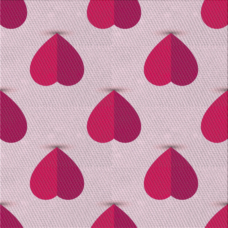 Tapis rose Hagan, Carré 5 pi