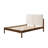 Ardin Solid Wood Bed with Boucle Headboard-698637393-698637392