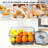 Bread Box, Airtight Bread Storage Container With Lid, Large Time-Recording Bread Keeper For Kitchen Counter, (Grey)