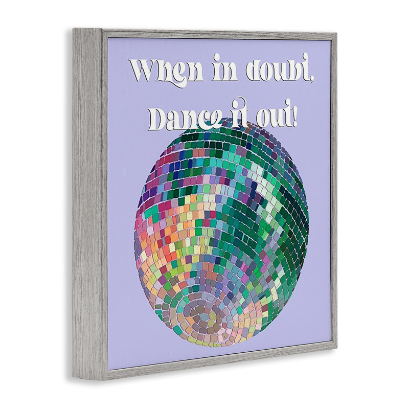 «Dance It Out», estampe numérique par Regina Moore, Estampe numérique Farmhouse, H 17 po x l 17 po
