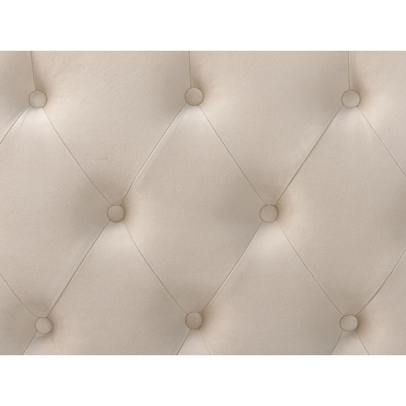 Allotey Upholstered Bed, Double (4'6)
