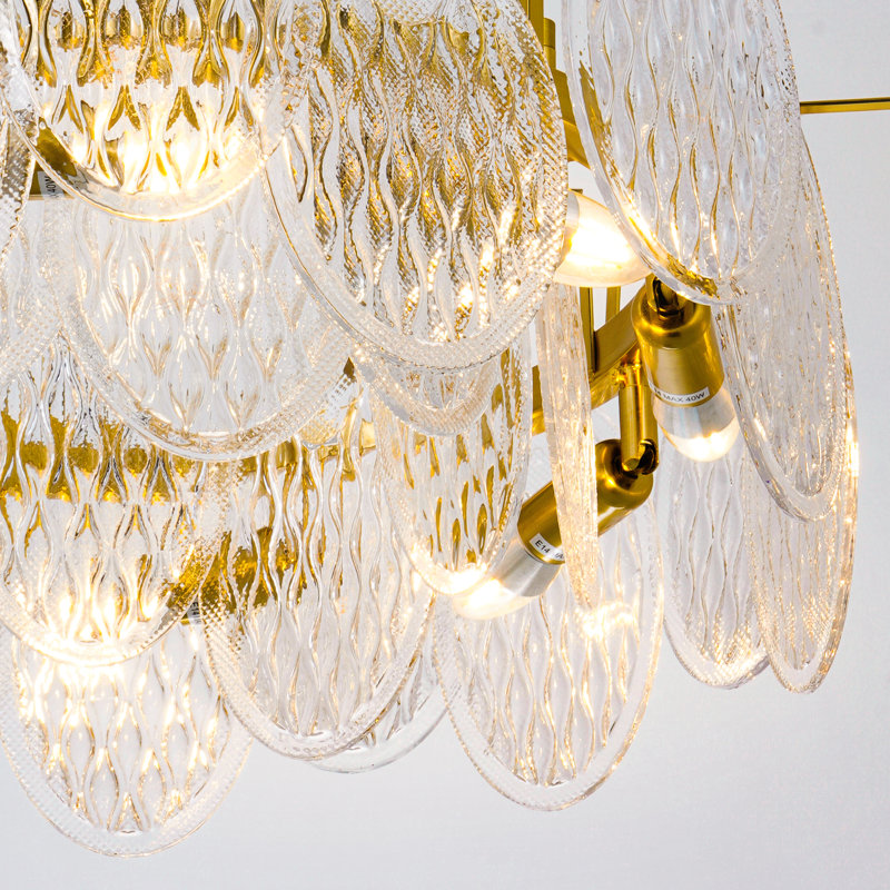 Lustre en cristal 3 couches Kaylanie